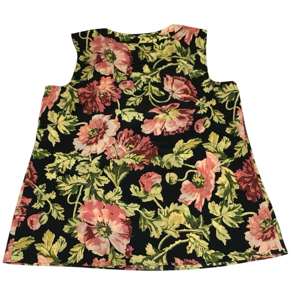 TALBOTS Factory Sleeveless Front Pleated Top Blouse - Women’s Medium - Picture 6 of 13